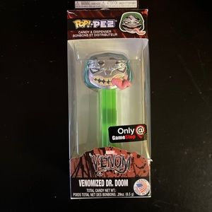 Funko Pop! Pez Marvel's Venom Venomized "DR.DOOM" Pez Candy Dispenser Exclusive